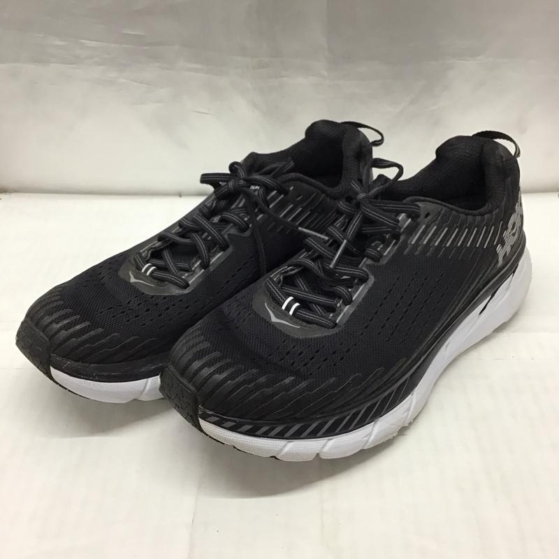 ホカオネオネ HOKA ONEONE スニーカー スニーカー F27218E ランニングシューズ 1093755 27.5cm 27.5cm ロゴ、文字 黒 / ブラック / メンズ USED 古着 中古 10118864