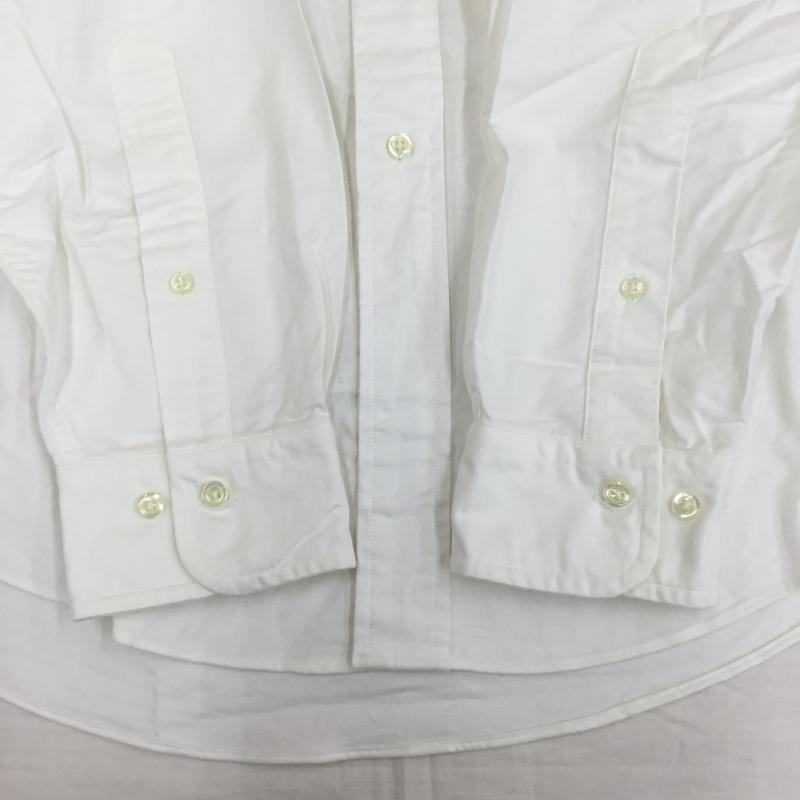 ブルックスブラザーズ BROOKS BROTHERS シャツ、ブラウス 長袖 無地 白 / ホワイト / メンズ USED 古着 中古 10138857