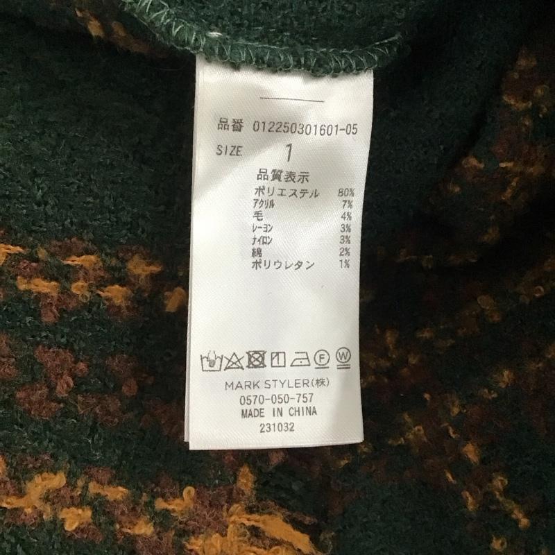 ムルーア MURUA ベスト ベスト 012250301601-05 ルーズベスト Vネック 1 チェック マルチカラー / マルチカラー / レディース USED 古着 中古 10144096