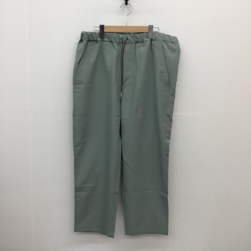 オーエーエムシー OAMC パンツ ワークパンツ、ペインターパンツ OAMC ドローコードクロップドパンツ 23E28OAU50 L 無地 薄緑 / ライトグリーン /  メンズ USED 古着 中古 10124745
