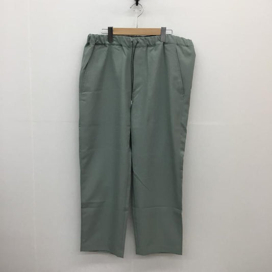 オーエーエムシー OAMC パンツ ワークパンツ、ペインターパンツ OAMC ドローコードクロップドパンツ 23E28OAU50 L 無地 薄緑 / ライトグリーン /  メンズ USED 古着 中古 10124745