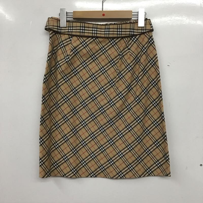 バーバリーブルーレーベル BURBERRY BLUE LABEL スカート ミニスカート 38 チェック マルチカラー / マルチカラー / レディース USED 古着 中古 10139592