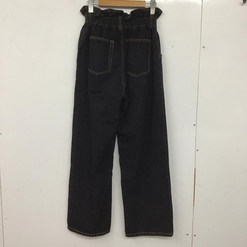 ナイスクラップ NICE CLAUP パンツ デニム、ジーンズ M 無地 黒 / ブラック / レディース USED 古着 中古 10138058