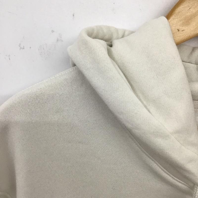 ギャップ GAP パーカー 長袖 フーディ L 無地 白 / ホワイト / メンズ USED 古着 中古 10134876