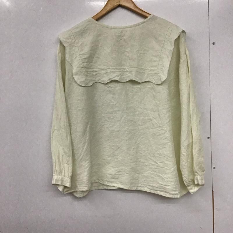 スタディオクリップ studio CLIP シャツ、ブラウス 長袖 natural by clip FREE 無地 白 / ホワイト / レディース USED 古着 中古 10132124