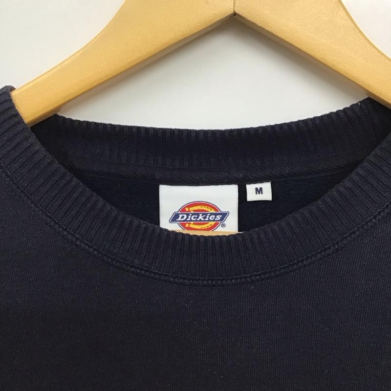 ディッキーズ Dickies トレーナー 長袖 長袖トレーナー スウェット クルーネック プルオーバー M ロゴ、文字 紺 / ネイビー / メンズ USED 古着 中古 10130144