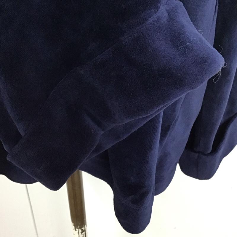 ローリーズファーム LOWRYS FARM カットソー 長袖 M 無地 紺 / ネイビー / レディース USED 古着 中古 10121250