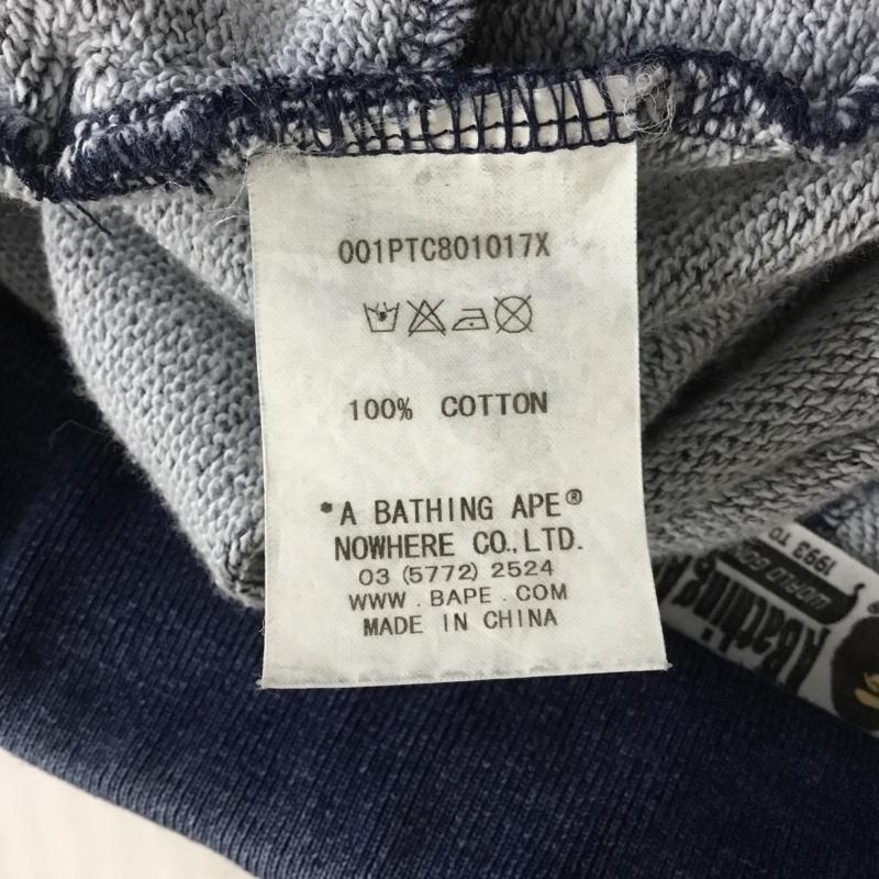 アベイシングエイプ A BATHING APE パンツ ワークパンツ、ペインターパンツ スウェットパンツ ジャージ カジュアルパンツ ワイドパンツ L 無地 インディゴ / インディゴ / メンズ USED 古着 中古 10109473