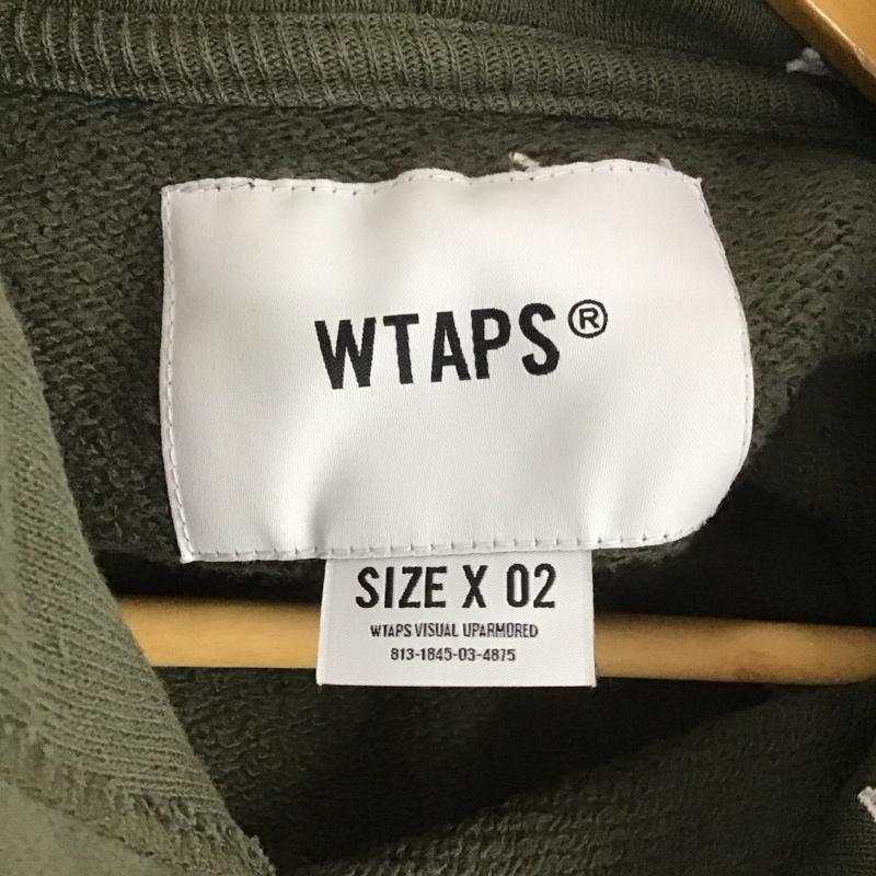 ダブルタップス WTAPS パーカー 長袖 長袖パーカー プルオーバーパーカー スウェット 2 刺繍 カーキ / カーキ / メンズ USED 古着 中古 10139695