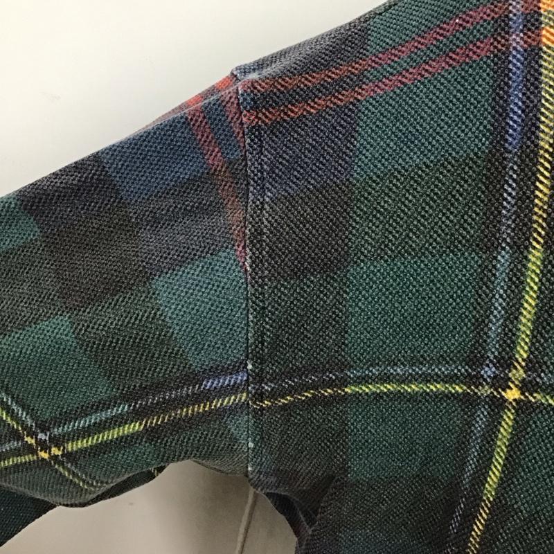 ドッカーズ DOCKERS トレーナー 長袖 長袖スウェット 長袖トレーナー リブカットソー 長袖カットソー チェックトレーナー M チェック マルチカラー / マルチカラー /  メンズ USED 古着 中古 10118988