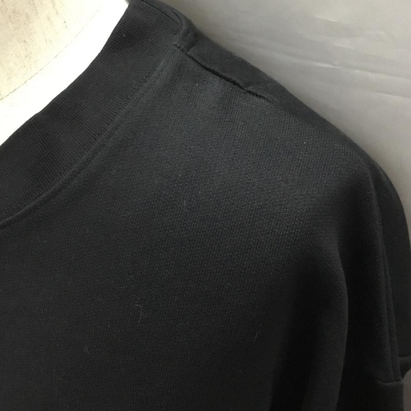 アレキサンダーマックイーン ALEXANDERMCQUEEN トレーナー 長袖 長袖スウェット 長袖トレーナー リブカットソー 長袖カットソー プリントトレーナー M プリント 黒 / ブラック / メンズ USED 古着 中古 10109591