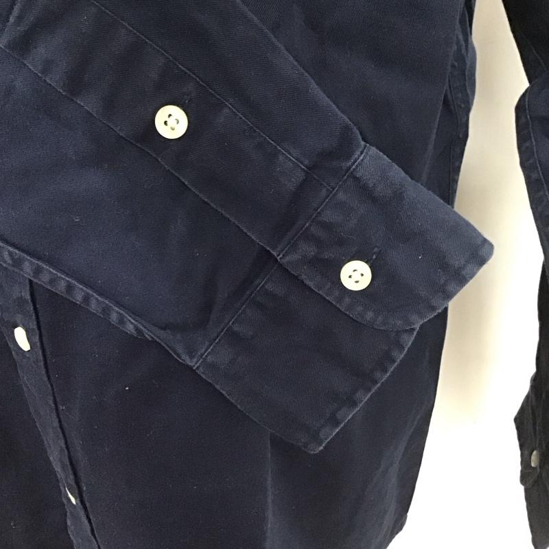 ポロスポーツラルフローレン POLOSPORT シャツ、ブラウス 長袖 長袖シャツ カラーシャツ 長袖カットソー S ロゴ、文字 紺 / ネイビー /  メンズ USED 古着 中古 10112492