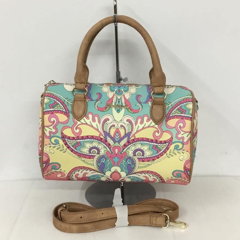 デシグアル Desigual ボストンバッグ ボストンバッグ M19SAXPCZ 2WAY ショルダー 総柄 マルチカラー / マルチカラー / レディース USED 古着 中古 10130790