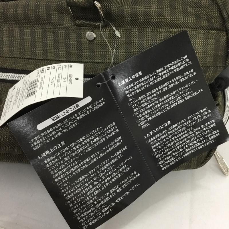 古着 USED ボストンバッグ ボストンバッグ BB-3017 PGA TOUR キャリーバッグ ゴルフバッグ ロゴ、文字 カーキ / カーキ / メンズ USED 古着 中古 10131854