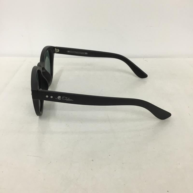 エレブロ ELEBROU めがね・サングラス サングラス TY2956-3 カラーレンズ ロゴ、文字 黒 / ブラック / メンズ USED 古着 中古 10138024