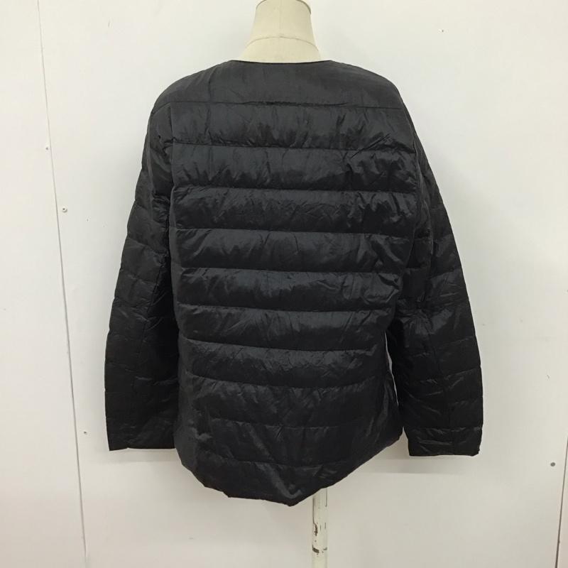 ユニクロ UNIQLO ジャケット、上着 ジャケット、ブレザー 211-409116 ダウンジャケット アウター カジュアルジャケット XL 無地 黒 / ブラック / レディース USED 古着 中古 10109010