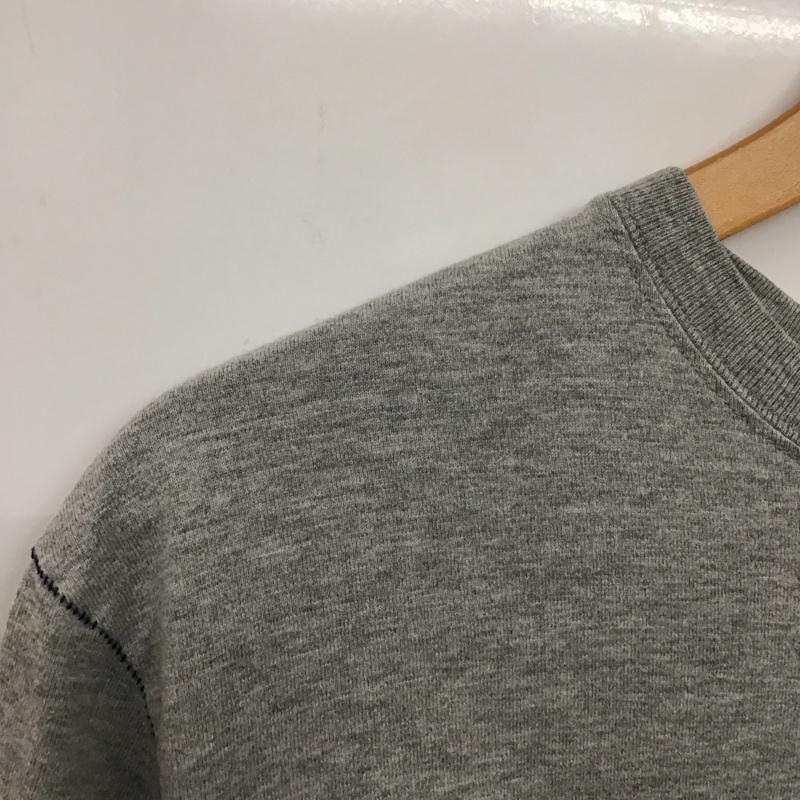 トミーヒルフィガー TOMMY HILFIGER カットソー 長袖 長袖カットソー クルーネックカットソー ロゴカットソー L ロゴ、文字 灰 / グレー / メンズ USED 古着 中古 10137743