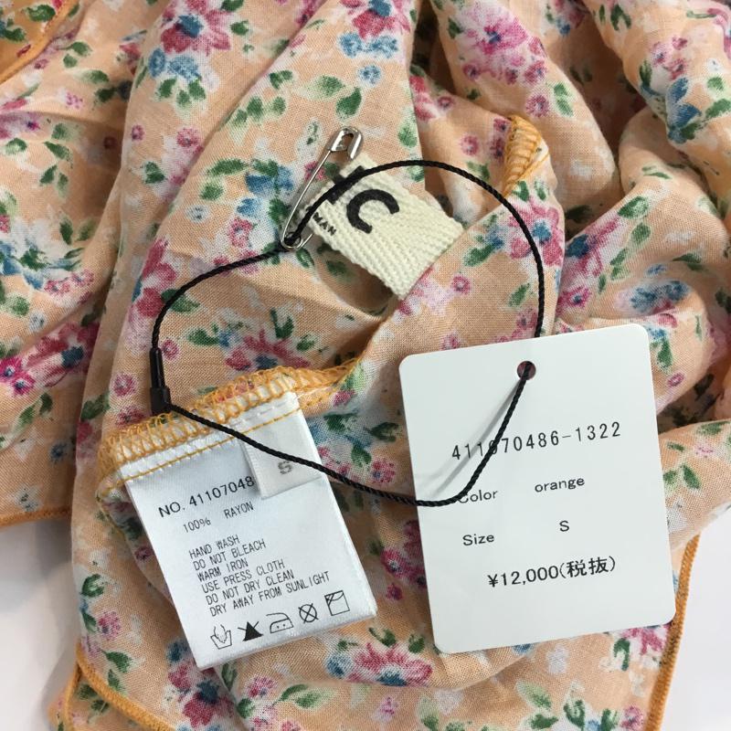 ロンハーマン Ron Herman カットソー 半袖 S 総柄 橙 / オレンジ / レディース USED 古着 中古 10048238