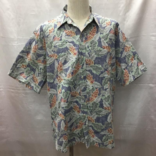 古着 USED シャツ、ブラウス 半袖 半袖シャツ カラーシャツ 半袖カットソー アロハシャツ M 総柄 マルチカラー / マルチカラー /  メンズ USED 古着 中古 10108705