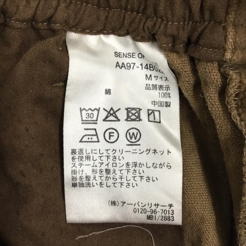 センスオブプレイス SENSEOFPLACE パンツ ワークパンツ、ペインターパンツ aa97-14b022 コーデュロイパンツ ワイドパンツ カジュアルパンツ M 無地 茶 / ブラウン / メンズ USED 古着 中古 10114068