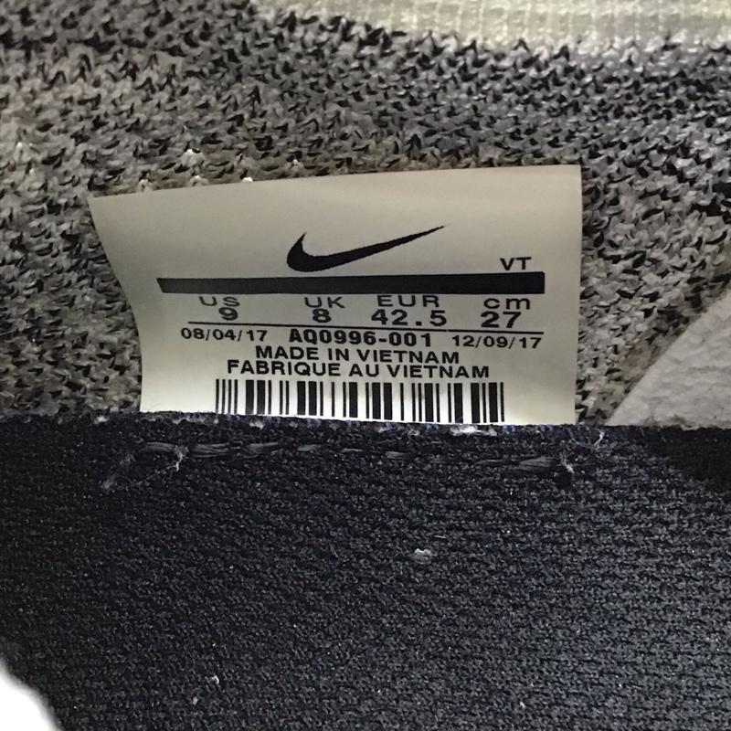 ナイキ NIKE スニーカー スニーカー AQ0996-001 AIR VAPORMAX FK MOC 2 ACRONYM 27cm 27.0cm ロゴ、文字 白 / ホワイト / X 黒 / ブラック / X 黄 / イエロー / メンズ USED 古着 中古 10117343