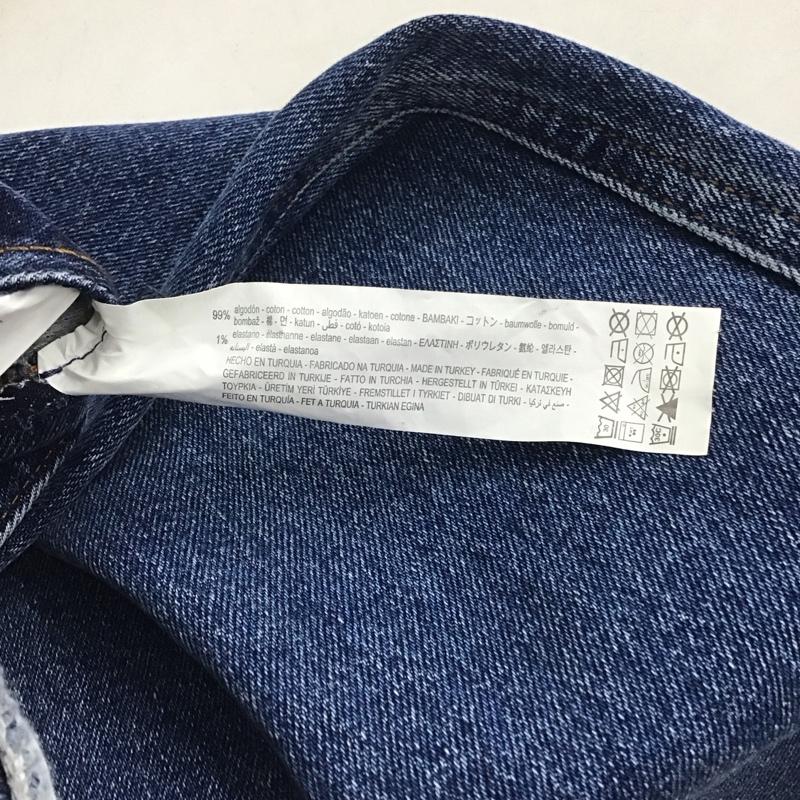 ザラ ZARA パンツ デニム、ジーンズ 36 無地 インディゴ / インディゴ / レディース USED 古着 中古 10136937
