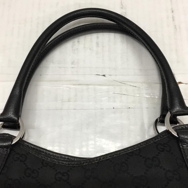 グッチ GUCCI トートバッグ トートバッグ 113016 GGキャンバス 総柄 黒 / ブラック / レディース USED 古着 中古 10107606