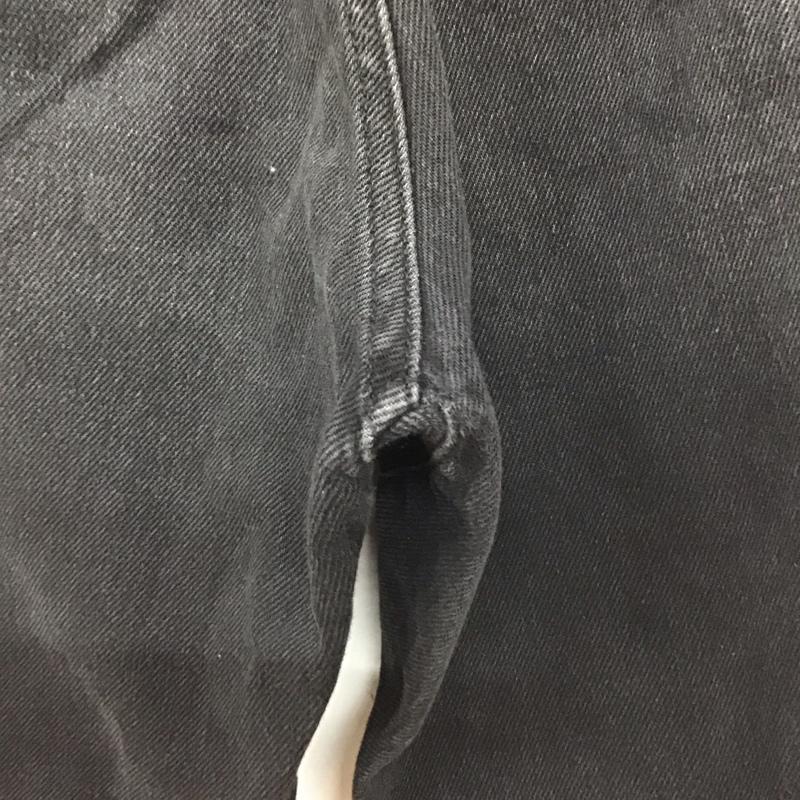 ザラ ZARA パンツ デニム、ジーンズ 42 無地 黒 / ブラック / レディース USED 古着 中古 10129450