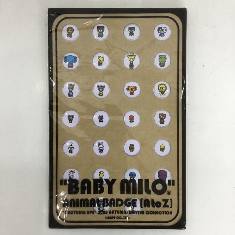 アベイシングエイプ A BATHING APE ファッション小物 ファッション小物 BABY MILO ANIMAL BADGE AtoZ 2005 AUTUM WINTER COLLECTION 缶バッジ マルチカラー / マルチカラー / メンズ USED 古着 中古 10124290