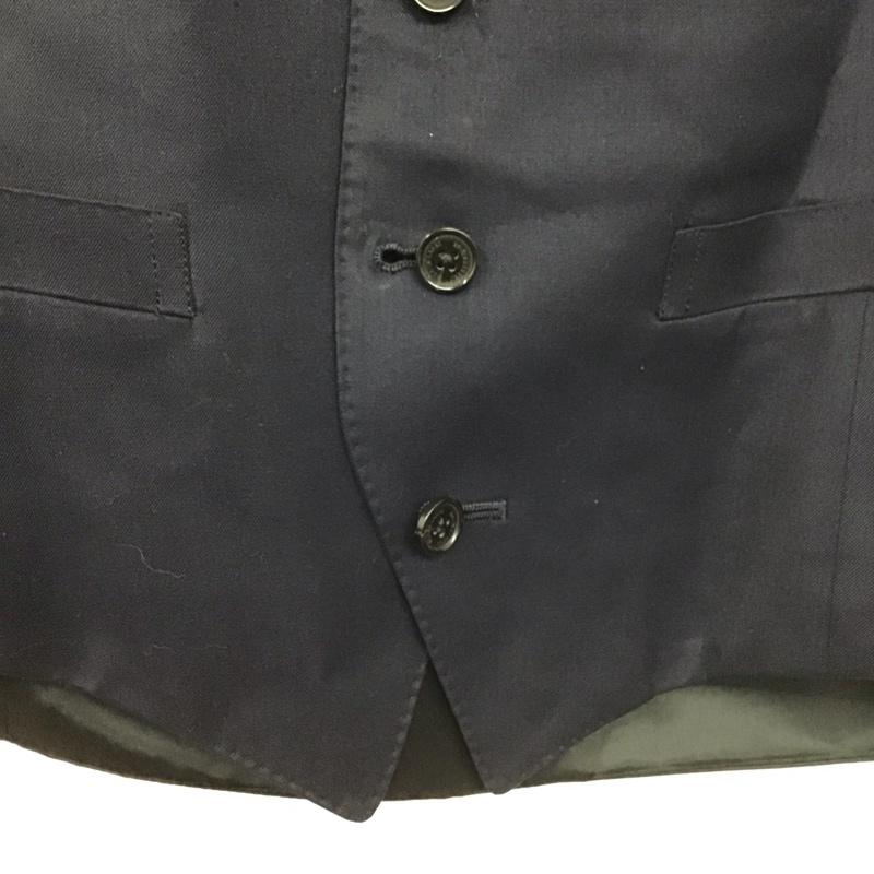ブラックレーベルクレストブリッジ BLACK LABEL CRESTBRIDGE ベスト ベスト カジュアルベスト ノースリーブカットソー 前ボタン L 無地 紺 / ネイビー / メンズ USED 古着 中古 10139598