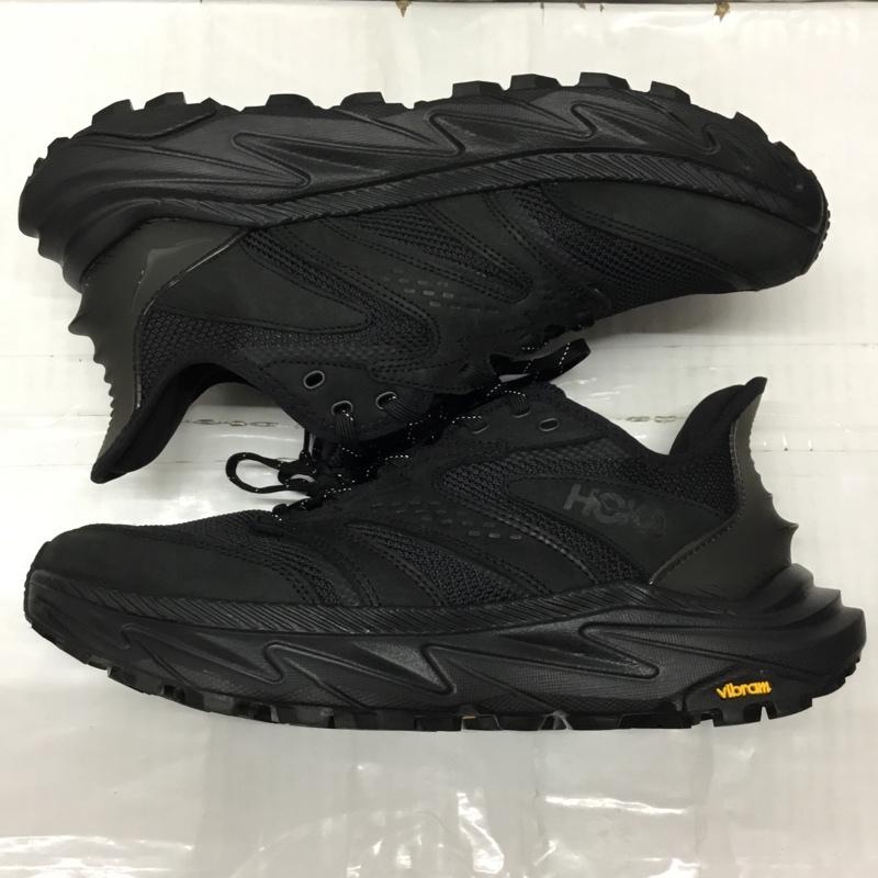ホカオネオネ HOKA ONEONE スニーカー スニーカー 1155192 ANACAPA 2 FREEDOM 27cm ランニングシューズ 27.0cm ロゴ、文字 黒 / ブラック / メンズ USED 古着 中古 10122200