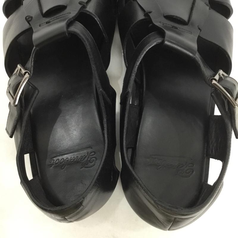 パラブーツ Paraboot サンダル サンダル 123312 グルカサンダル レザー PACIFIC 45 箱有 無地 黒 / ブラック / メンズ USED 古着 中古 10138474