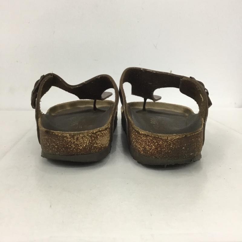 ビルケンシュトック BIRKENSTOCK サンダル サンダル Ramses トングサンダル 40 箱有 無地 茶 / ブラウン / メンズ USED 古着 中古 10137847