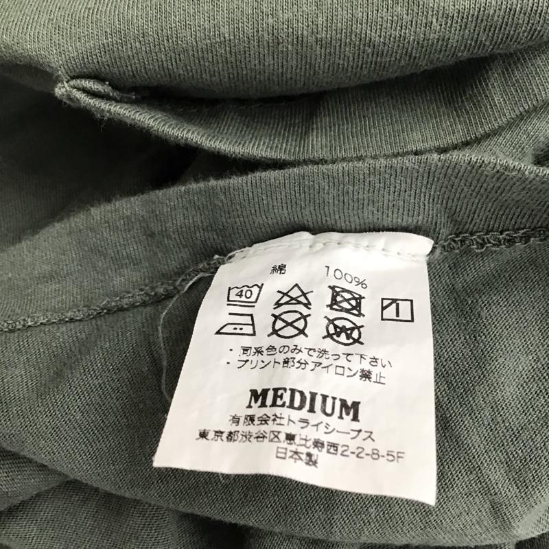 スタンダード カリフォルニア STANDARD CALIFORNIA Tシャツ 半袖 クルーネック 胸ポケット M 無地 カーキ / カーキ / メンズ USED 古着 中古 10118122