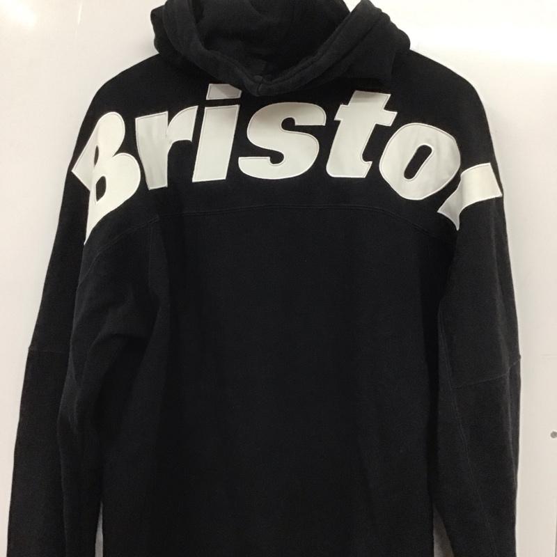 エフシーレアルブリストル F.C.Real Bristol パーカー 長袖 長袖パーカー プルオーバーパーカー スウェット M ロゴ、文字 黒 / ブラック / メンズ USED 古着 中古 10139767