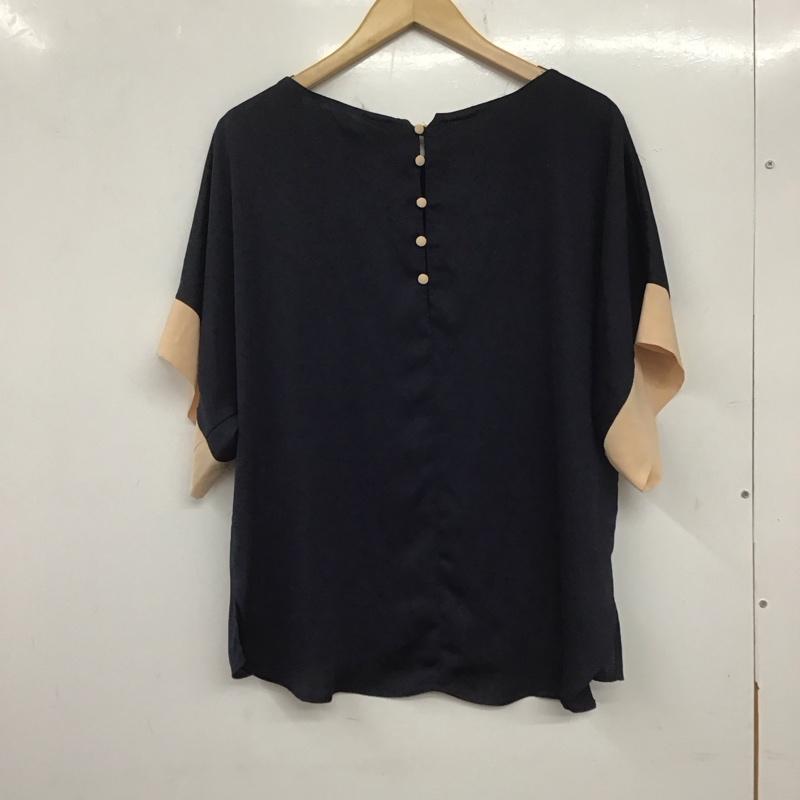 ザラ ZARA カットソー 半袖 S 無地 マルチカラー / マルチカラー / レディース USED 古着 中古 10139398