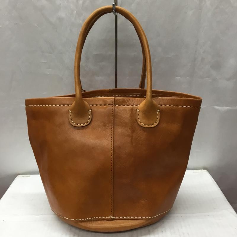 キューカ Kyuca トートバッグ トートバッグ レザー 無地 茶 / ブラウン / レディース USED 古着 中古 10106900