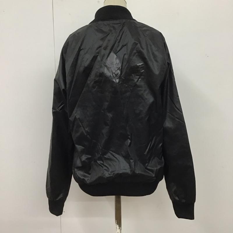 アディダスオリジナルス adidas originals ジャケット、上着 ジャケット、ブレザー s19834 ナイロンカレッジジャケット スタジャン ブルゾン ロゴ、文字 黒 / ブラック / レディース USED 古着 中古 10123700