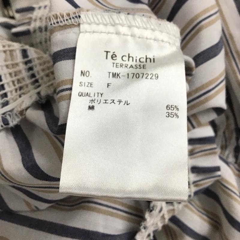 テチチ Techichi カットソー 半袖 FREE ストライプ マルチカラー / マルチカラー / レディース USED 古着 中古 10149393
