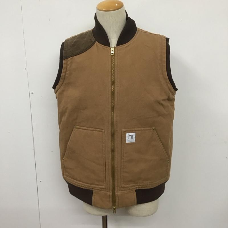 トミー TOMMY ベスト ベスト XL 無地 茶 / ブラウン / メンズ USED 古着 中古 10109141