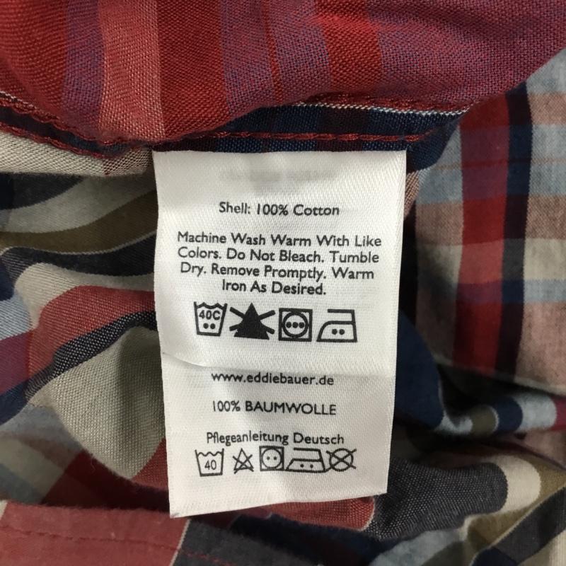 エディーバウアー Eddie Bauer シャツ、ブラウス 半袖 半袖シャツ カラーシャツ 半袖カットソー チェックシャツ S チェック マルチカラー / マルチカラー /  メンズ USED 古着 中古 10113541