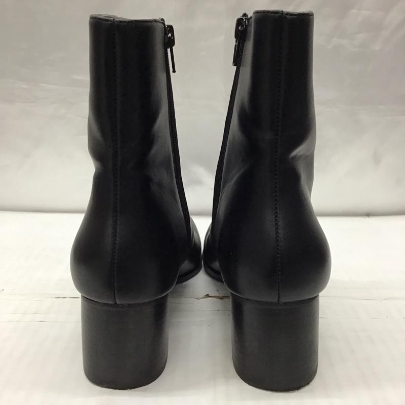 マウジー MOUSSY ブーツ ショートブーツ 6000-2 スクエアトゥ L 無地 黒 / ブラック / レディース USED 古着 中古 10118861