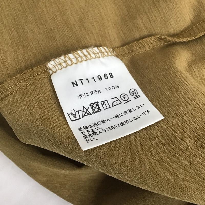 ザノースフェイス THE NORTH FACE Tシャツ 半袖 NT11968 ショートスリーブエアリーポケットティー 半袖Tシャツ クルーネックカットソー L 無地 ベージュ / ベージュ / メンズ USED 古着 中古 10107693