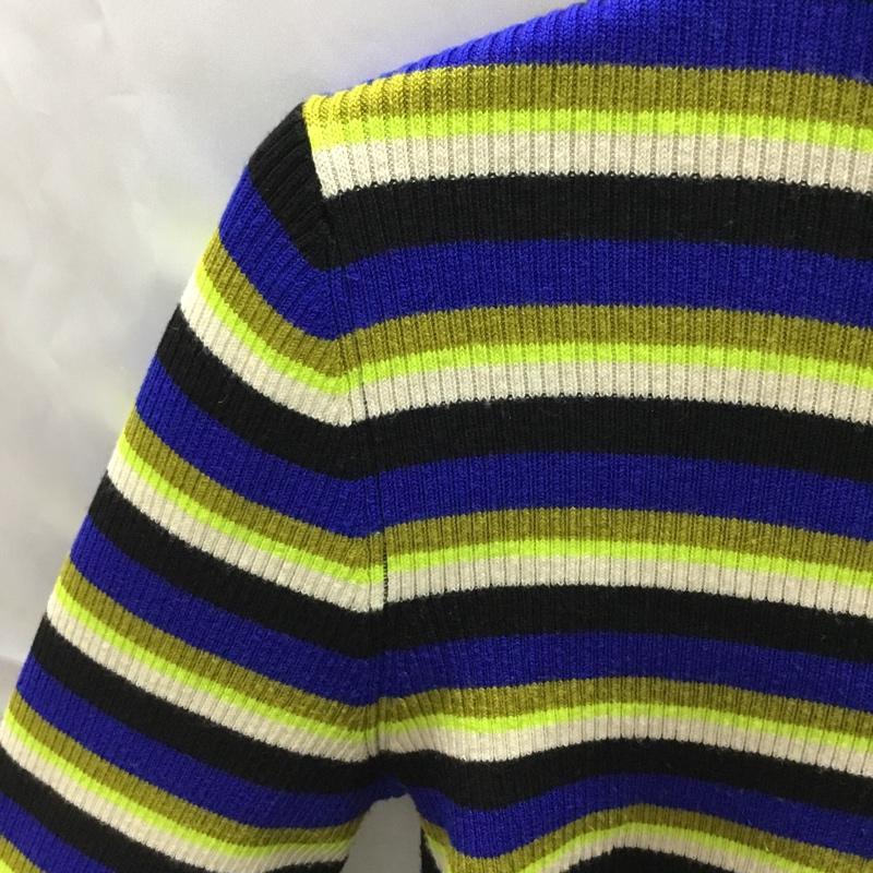 カンゴール KANGOL ニット、セーター 長袖 H&M L ボーダー柄 マルチカラー / マルチカラー /  レディース USED 古着 中古 10110744