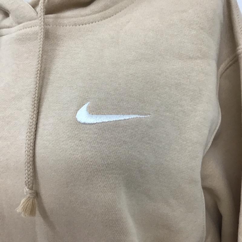 ナイキ NIKE パーカー 長袖 BV4119-287 W エッセンシャル フリース TRE 裏起毛 M ロゴ、文字 桃 / ピンク / レディース USED 古着 中古 10117375