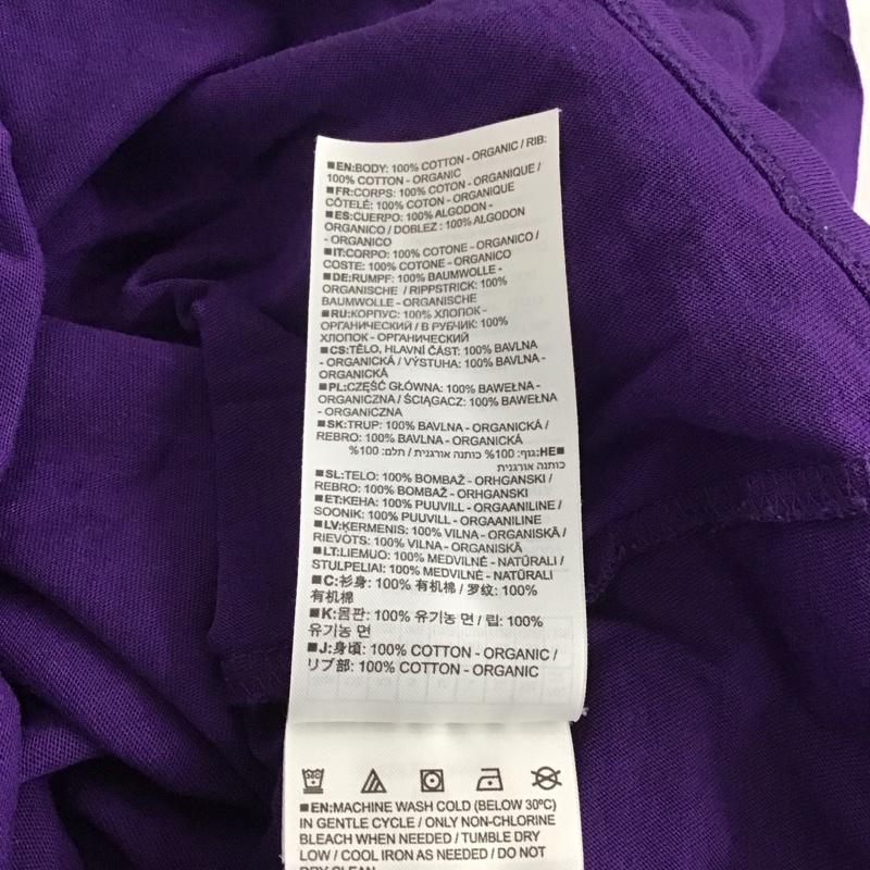 バートン BURTON カットソー 長袖 長袖カットソー プリントカットソー クルーネック XS ロゴ、文字 紫 / パープル / メンズ USED 古着 中古 10137227