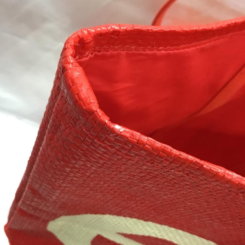 シュプリーム Supreme トートバッグ トートバッグ 20SS Raffia Tote ロゴ、文字 赤 / レッド / メンズ USED 古着 中古 10110164