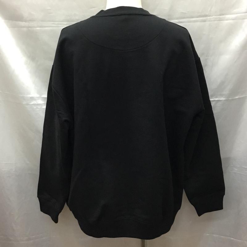 アレキサンダーマックイーン ALEXANDERMCQUEEN トレーナー 長袖 長袖スウェット 長袖トレーナー リブカットソー 長袖カットソー プリントトレーナー M プリント 黒 / ブラック / メンズ USED 古着 中古 10109591