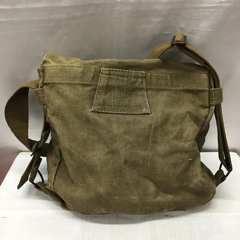 古着 USED ショルダーバッグ ショルダーバッグ ミリタリー フランス軍 リネンショルダー 無地 カーキ / カーキ / メンズ USED 古着 中古 10117912