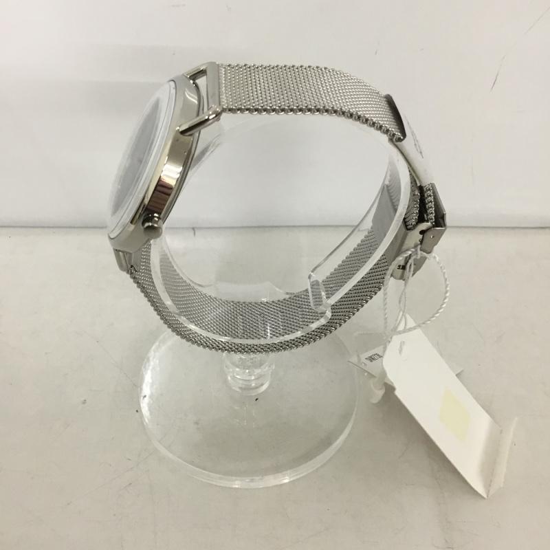 スカーゲン SKAGEN 腕時計 アナログ(クォーツ式) SKW2738 ロゴ、文字 銀 / シルバー / X 紺 / ネイビー / レディース USED 古着 中古 10134888